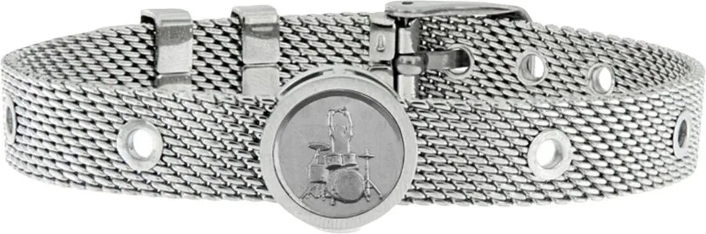 Bracciale unisex Drummer Talent Jewels TJA-4-01-03-1-235 Colore argento