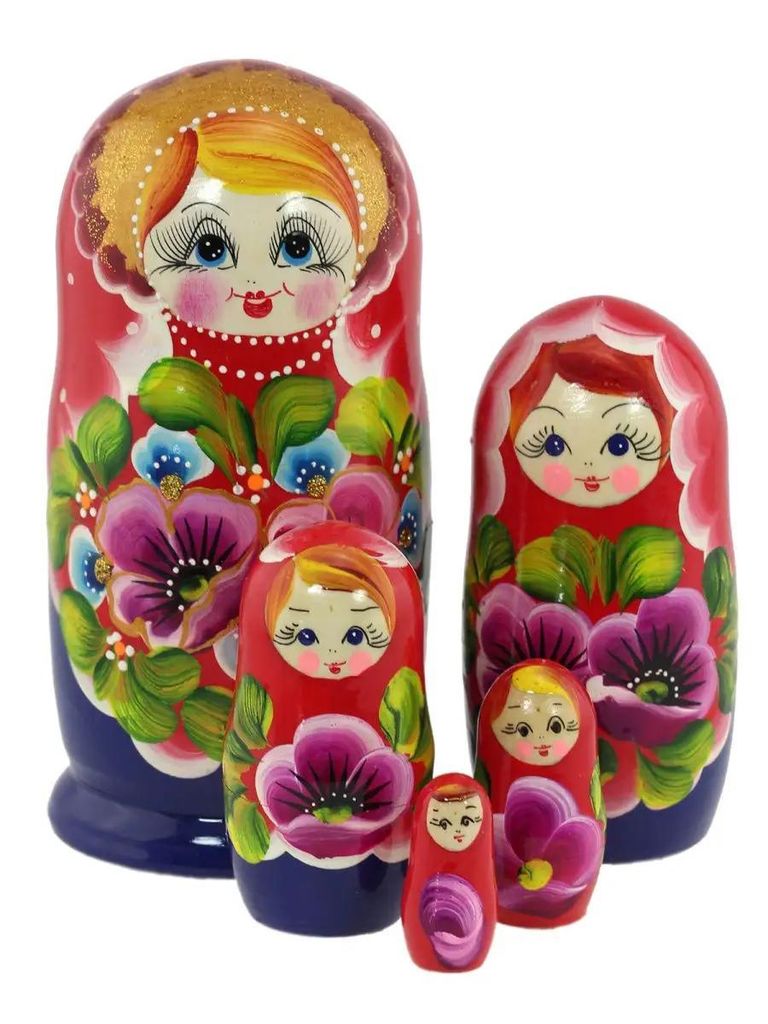 Matroschka Babuschka Matrjoschka Puppen Holzfiguren Produktbild 