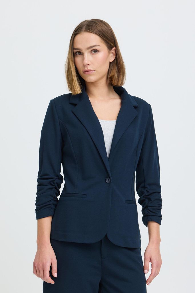 Oxmo OXNTanja Damen Blazer Jackenblazer Anzugsblazer Shaped Fit