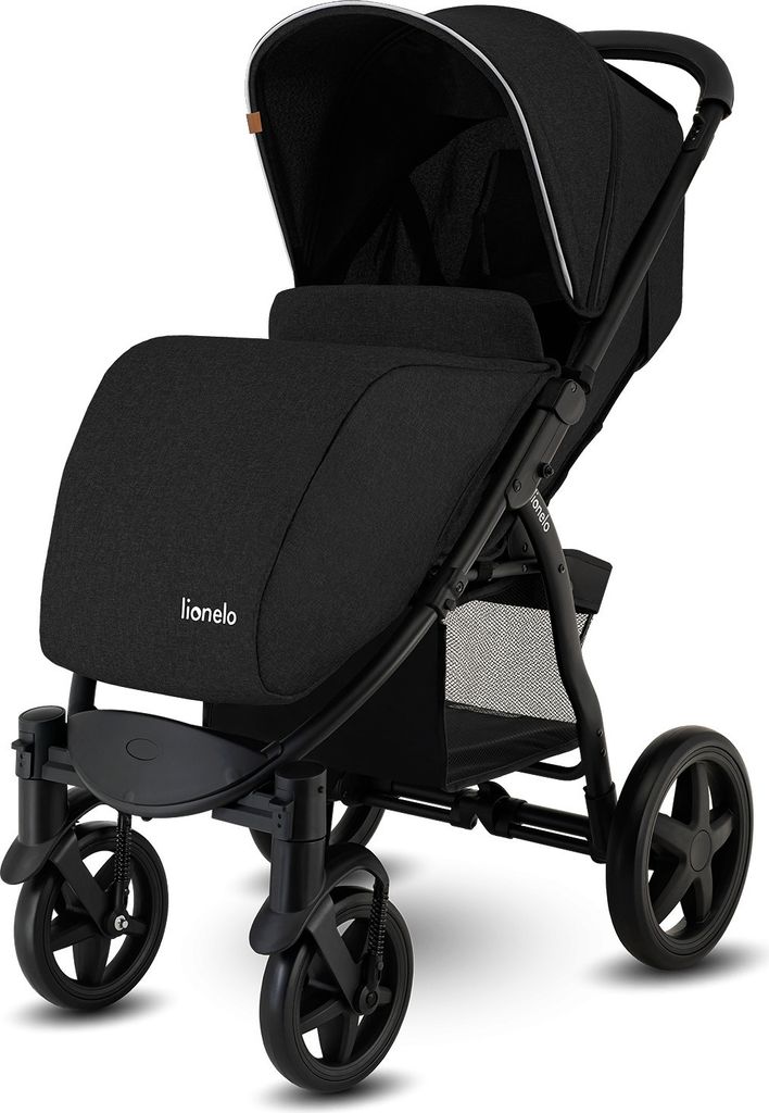 Lionelo ANNET czarny wózek spacerowy z oponami piankowymi Zdjęcie produktu 19
