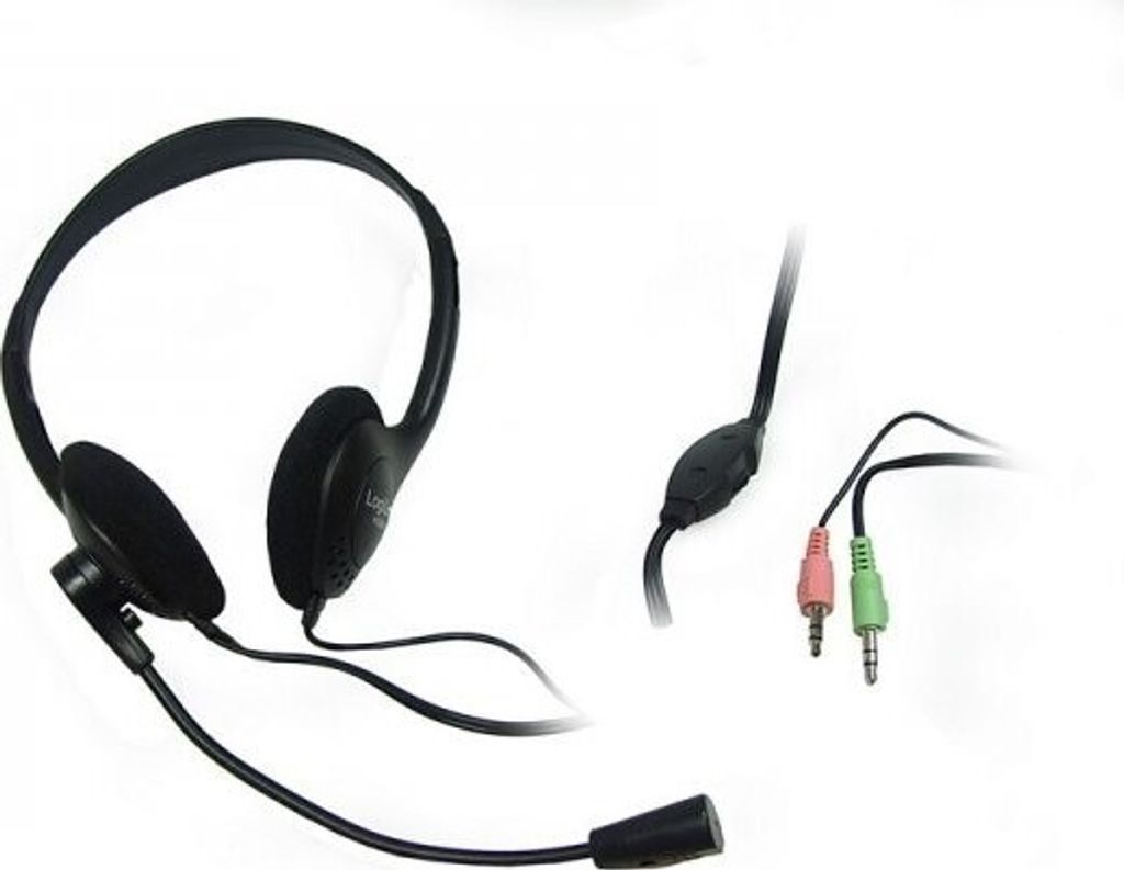 LogiLink Headset Deluxe mit Mikrofon schwarz Produktbild 