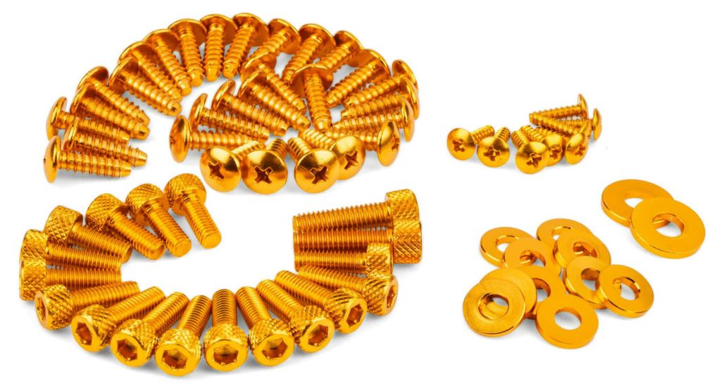STR8 Verkleidungsschraubensatz Gold Yamaha Aerox