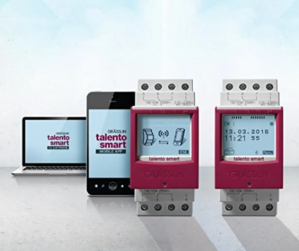 Interrupteur horaire programmable Grässlin talento smart B15 DIN - 3