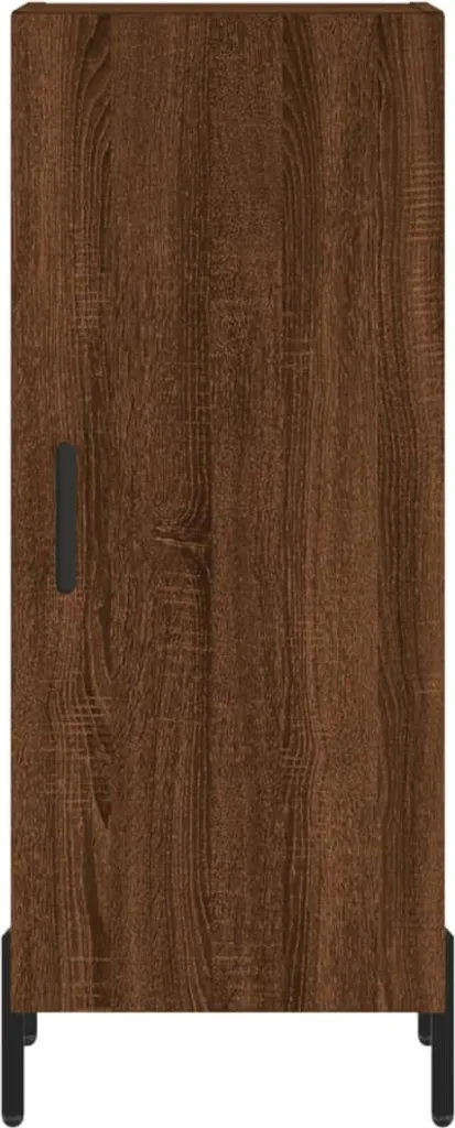 vidaXL Credenza 34,5x34x90 cm Rovere Marrone | Mobiletto Dispensa Bagno - 7