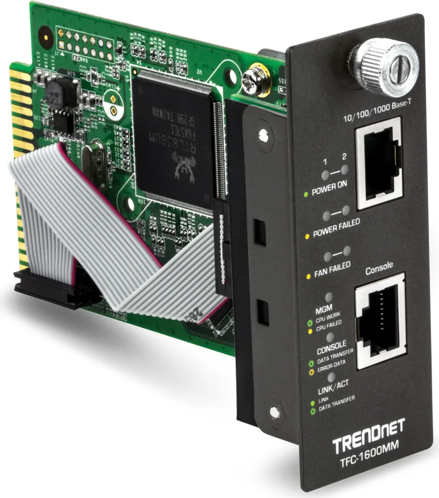 Module de Gestion pour Châssis Rackable TFC-1600 : Contrôle SNMP Central