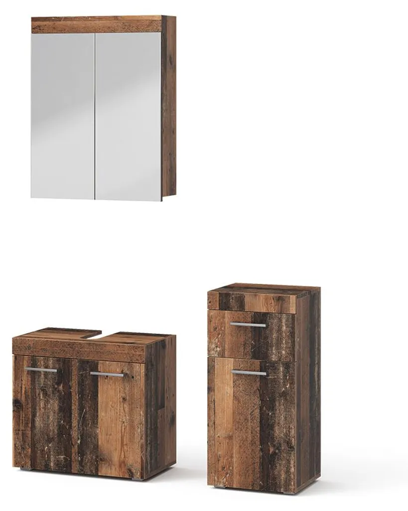 Optimisez votre rangement de salle de bain : Ensemble Vicco Luna 3 pcs