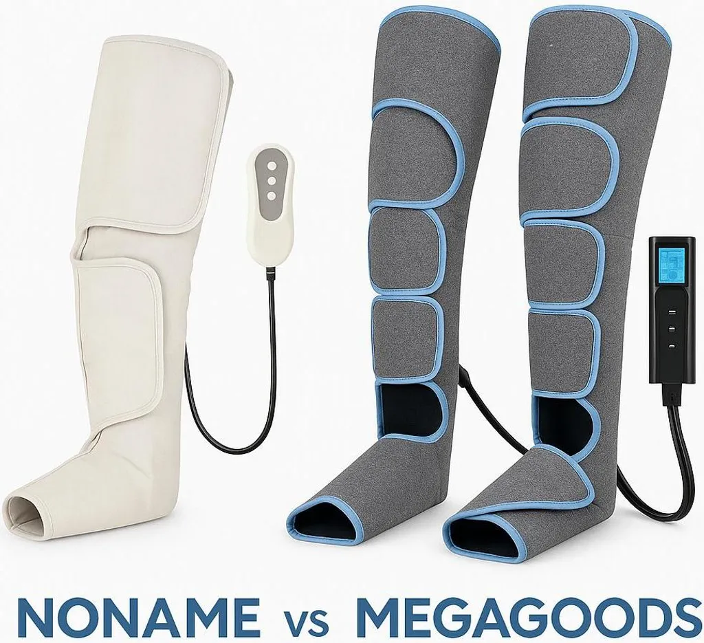 Masseur de jambes compression 360 avec réglage d'intensité de pression