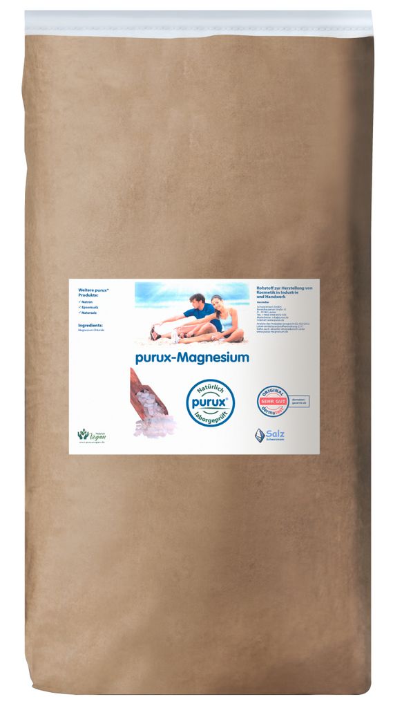 Magnesium - Magnesiumchlorid 25kg MgCl Kosmetikqualität Produktbild 