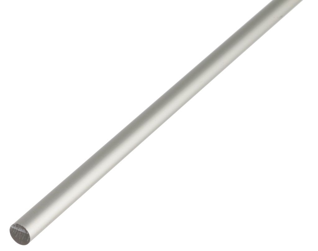 Kruhová tyč Alberts | hliník, stříbrný elox | 1000 x 8 mm Obrázek produktu 