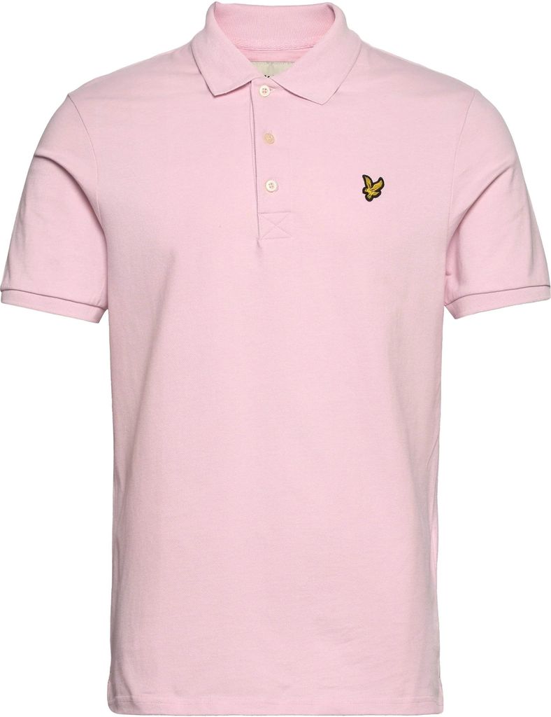 Lyle & Scott - Polo a tinta unita rosa - Grande M Immagine del prodotto 