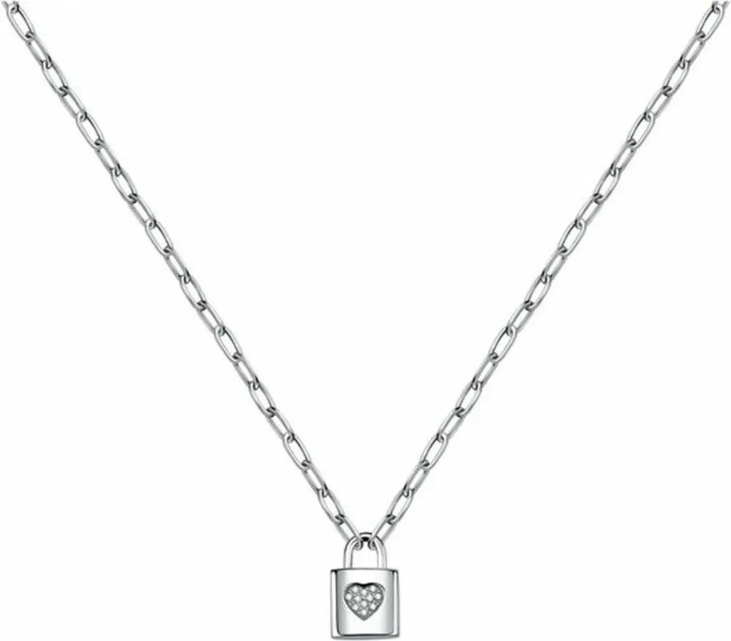 Collier en acier avec cadenas Love : idée cadeau pour anniversaire