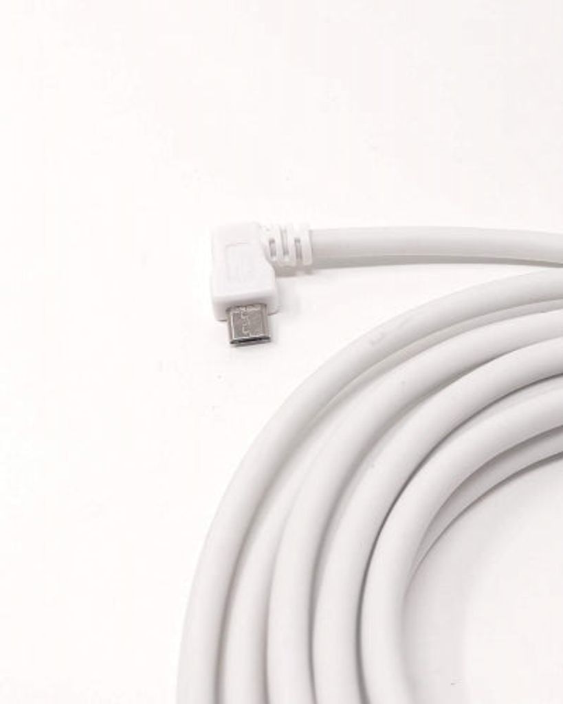 SYSTEM-S Micro USB Kabel 27 Cm – 90° Gewinkelt Links & Rechts, Für Bequemes Laden Und Datenübertragung