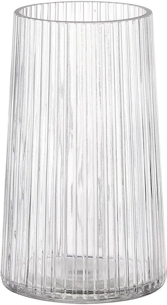 Vase moderne 20 cm en verre pour centre de table et décoration mariage