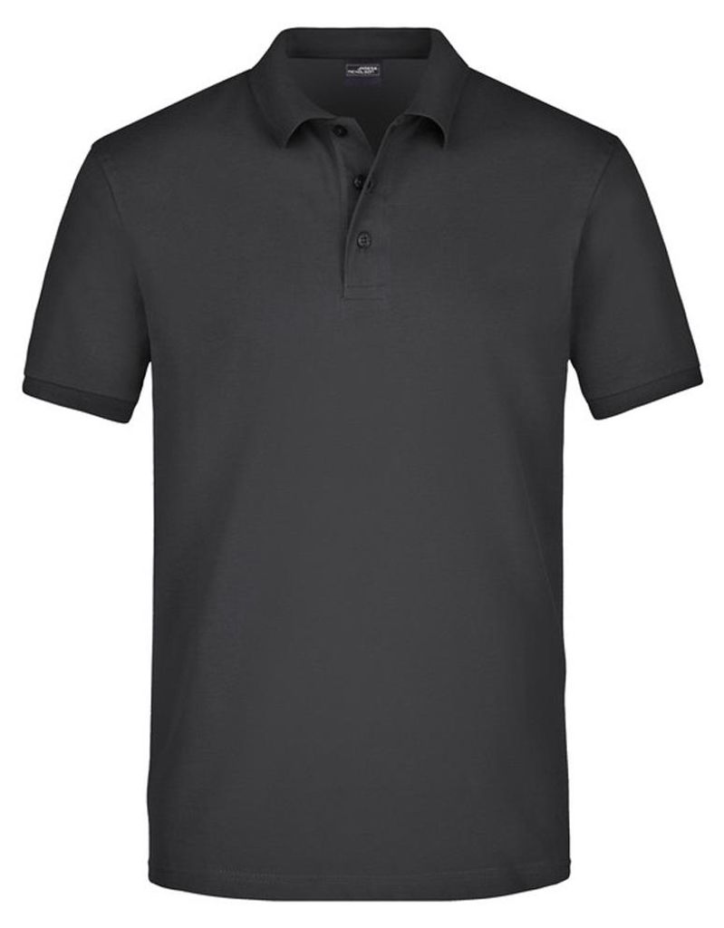 James and Nicholson - Poloshirt Elastisch für Herren LT2581 (XXL) (Schwarz)