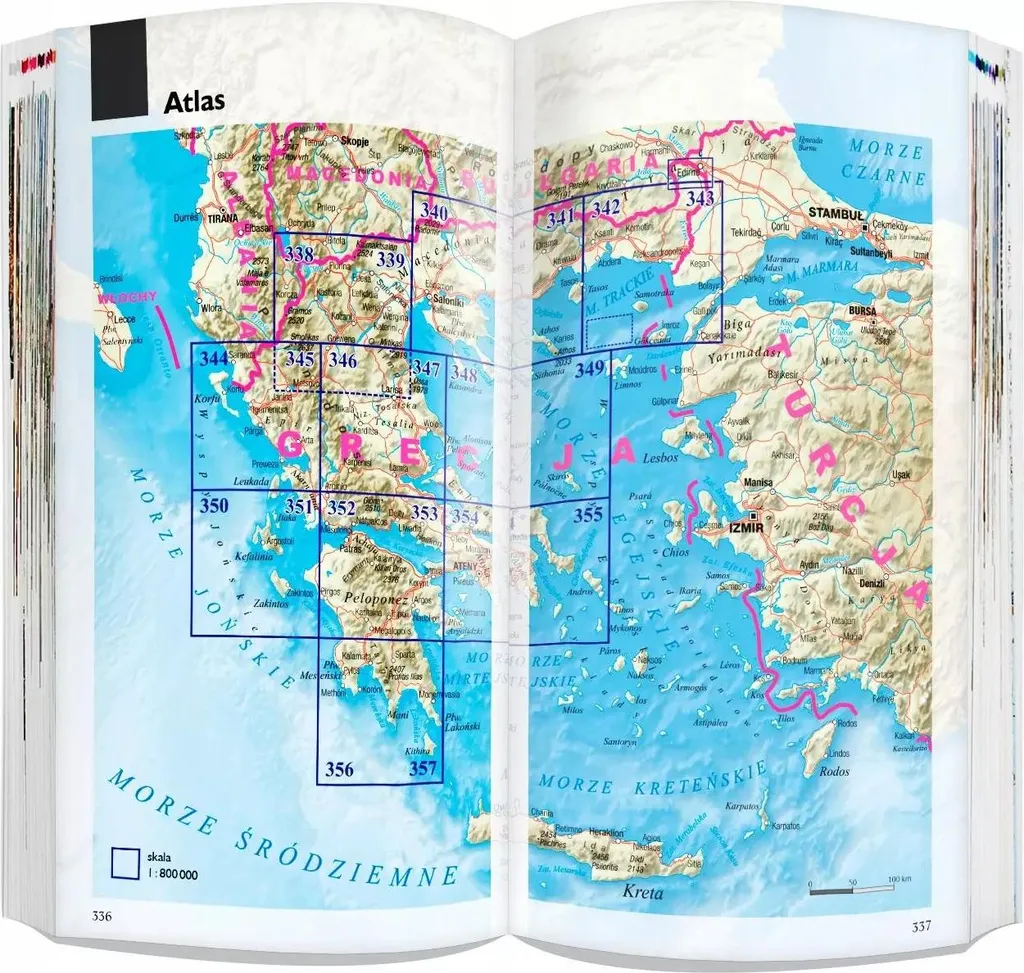 Guide Grèce continentale 2025 plastifié Expressmap indéchirable