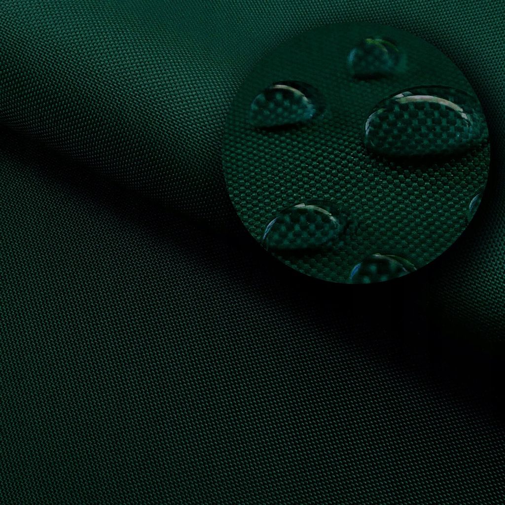 Oxford Stoff wasserdicht PVC-beschichtet - Flaschengrün, 160 cm breit | Outdoor Meterware für Pavillons, Vorhänge, Abdeckungen, Balkon, Garten, ...