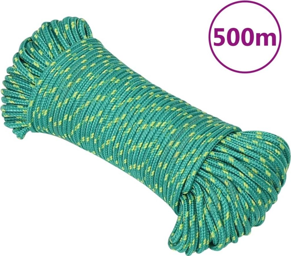 Bootsseil Grün 4 mm 500 m Polypropylen
