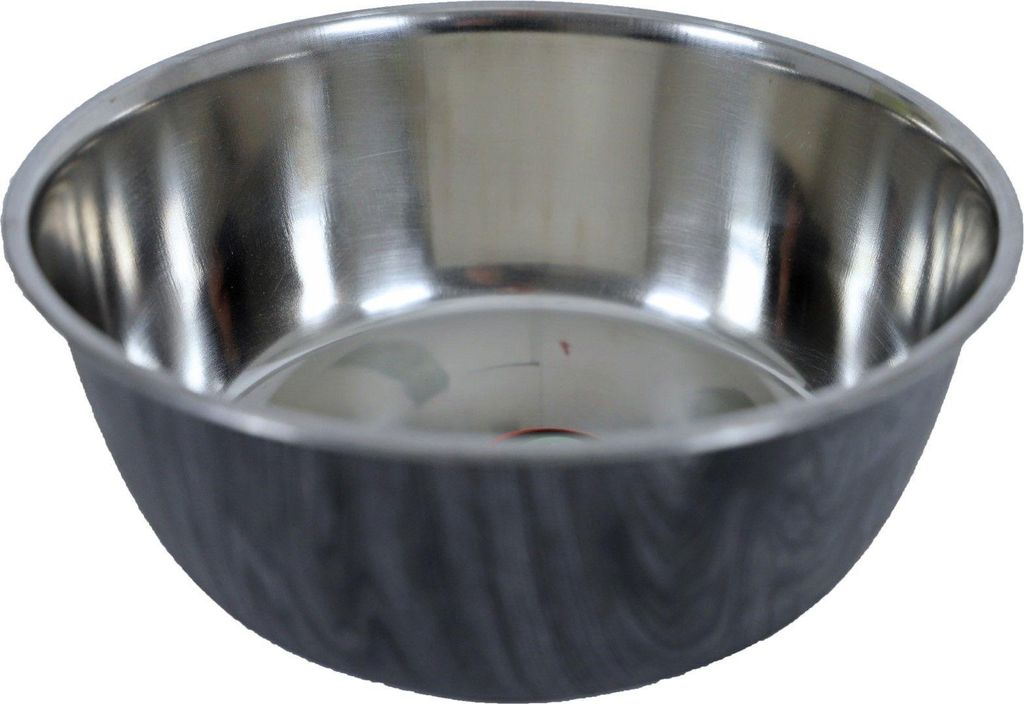 Fressnapf Hund Edelstahl Deko grau 1890 ml Fress- und Trinkbehälter-Hund - Gebr de boon