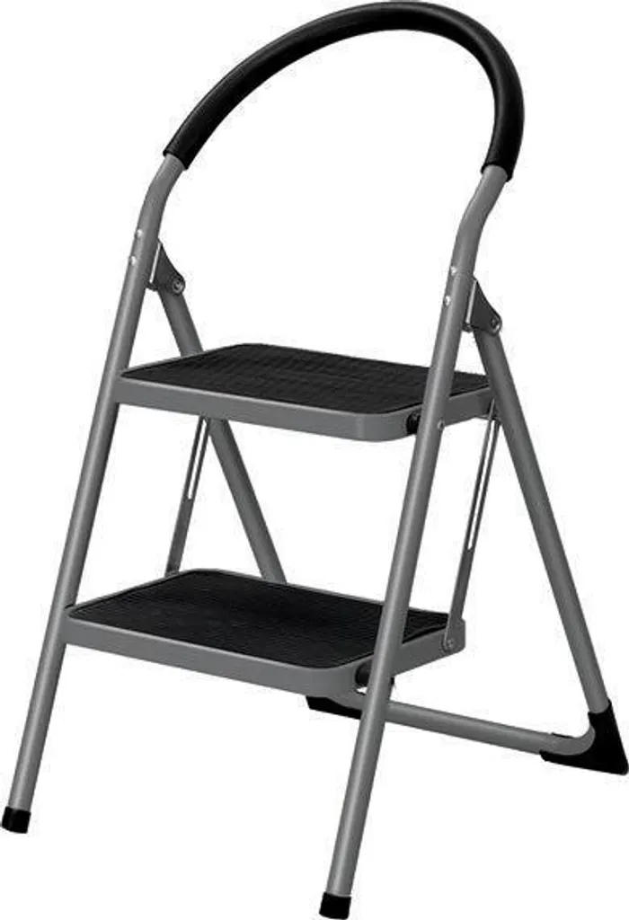Tabouret ELFO CARDINALE à 3 marches - Escabeau pliant en métal robuste