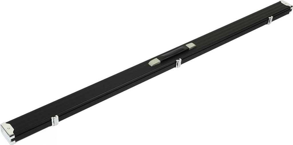 Billard Cue Hard Case Dual Slot Aluminiumlegierung, das für Snooker English Black 8 Small Head trägt