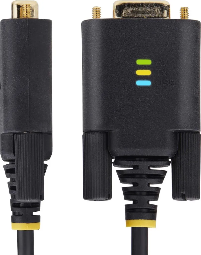Câble Convertisseur USB vers RS232 DB9 Mâle de 2m pour Liaison Série
