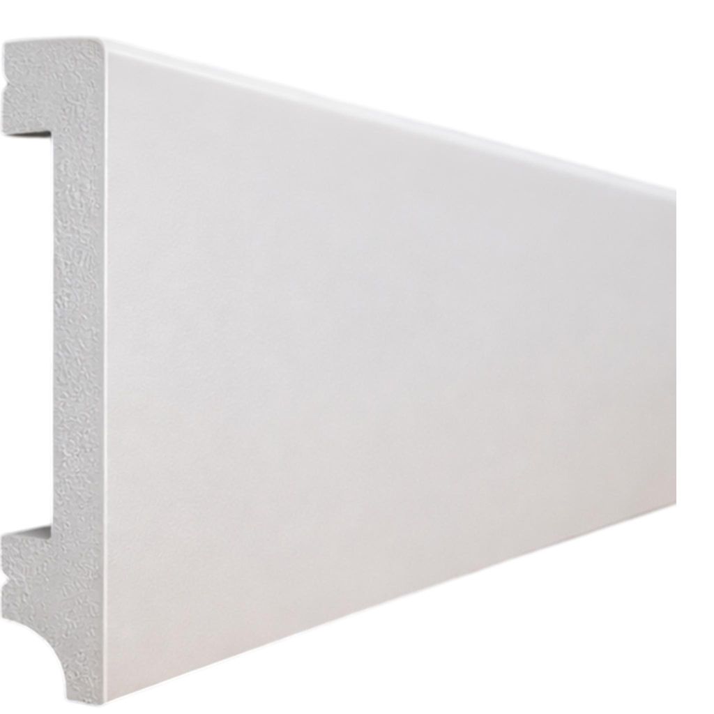 Listwa przypodłogowa typu espumo Biała wym. 2,4 m, 8 cm PVC Zdjęcie produktu 