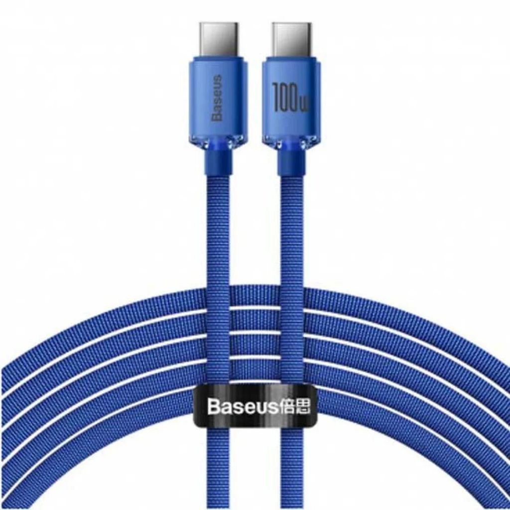 Baseus Crystal Shine Kabel adujcy USB-C na USB-C 100W, 2m - Zdjęcie produktu 
