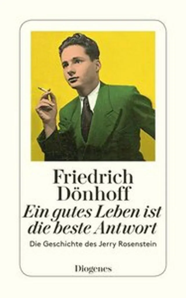Tableau Mural avec Citation Positive Ein gutes Leben ist die beste Antwort