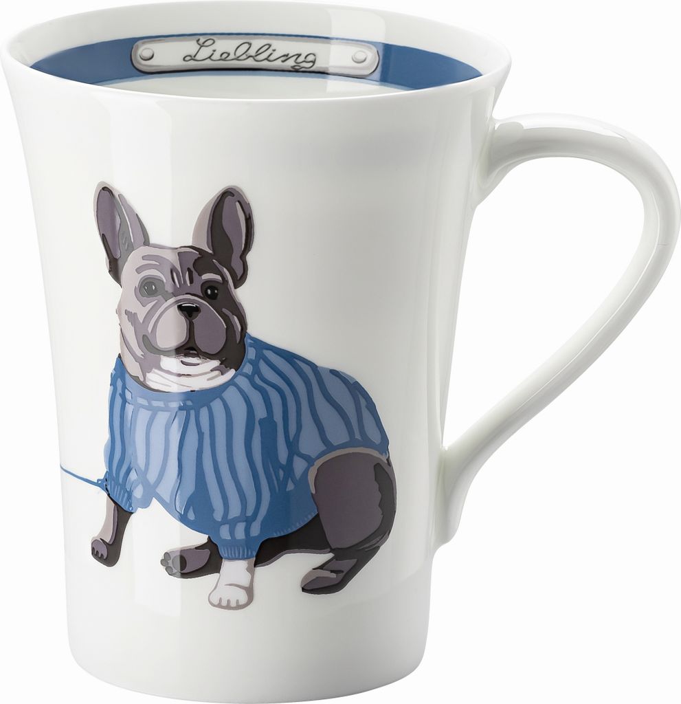 Hutschenreuther Becher mit Henkel My Mug Collection Franz. Bulldogge 02048-727435-15505
