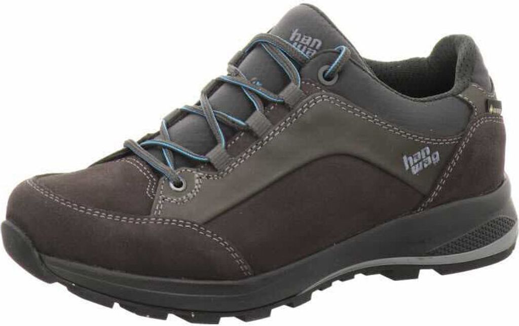 Hanwag Banks Low Lady GTX Wanderschuh Trekkingschuh Outdoor Damen schwarz NEU 43