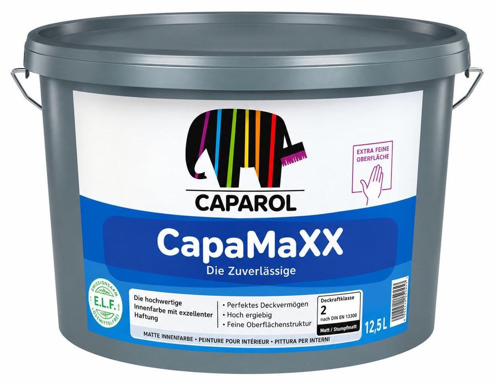 Caparol CapaMaXX Innenfarbe für matte Wand- und Produktbild 