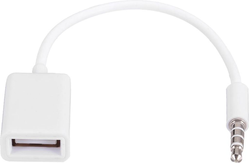 USB aux audio kabel adaptér 3,5 mm jack konektor na 2,0 Obrázek produktu 
