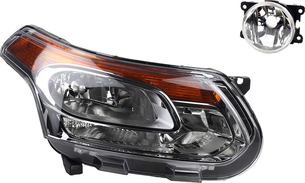 Johns, Scheinwerfer Halogen passend für Citroen C3 Picasso 11/2009 - H7 H1 Re. + Nebel. 00006206N5 6206N5 9675450980