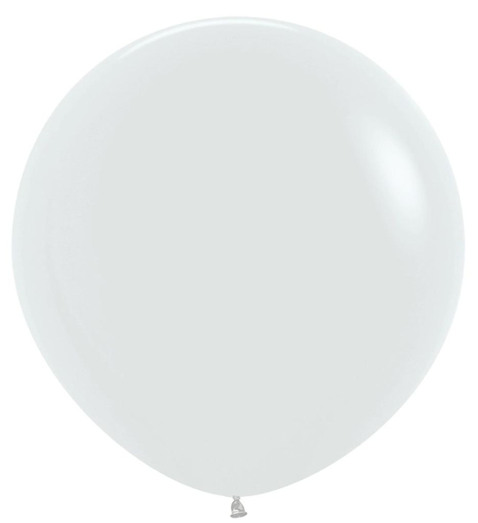 Sempertex-Latexballons, weiß, 91 cm, 2 Stück