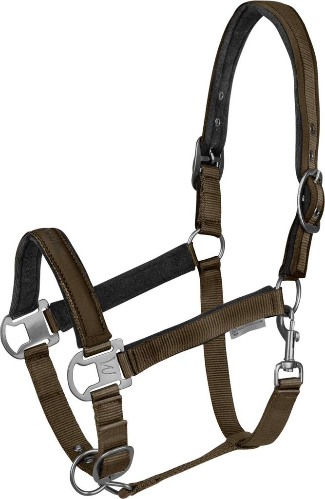 Waldhausen Halfter Athletic Nylonhalfter Grünbraun Pony