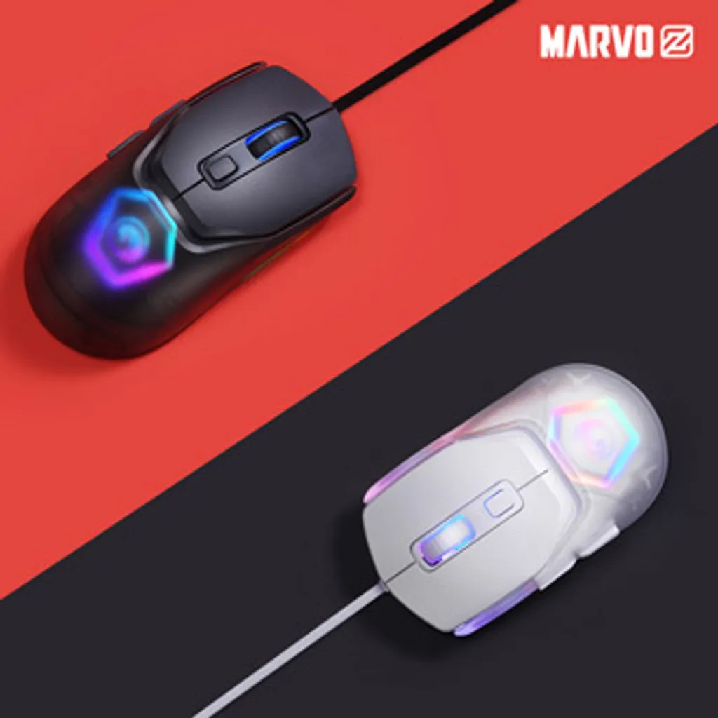 Marvo FIT LITE G1 WH Souris légère sans fil avec Coque interchangeable - 7