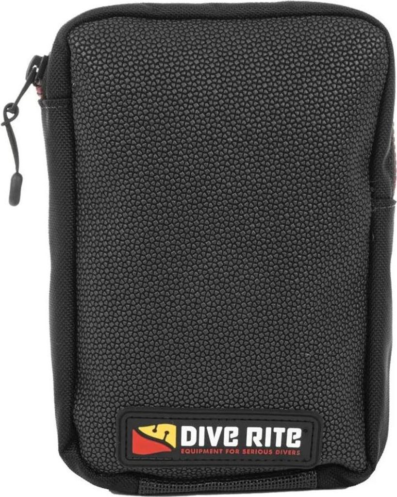Dive Rite Bellows Vertical Zip W/daisy Chain Tasche Schwarz Schwarz One Size