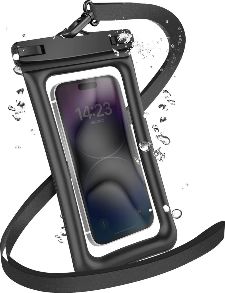 Custodia Subacquea Avizar 30m IPX8 per Cellulari 7.2 Pollici - Nero