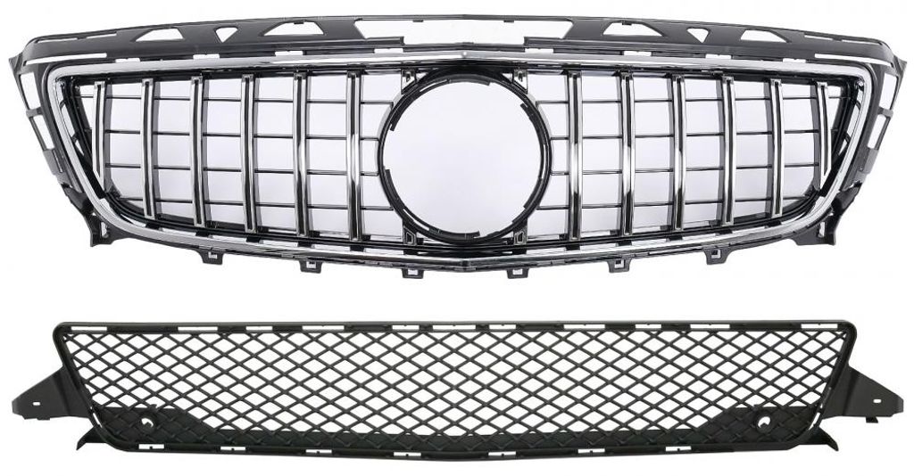 Kühlergrill für Mercedes CLS W218 C218 X218 Sport Line 11-14 GTR Look.