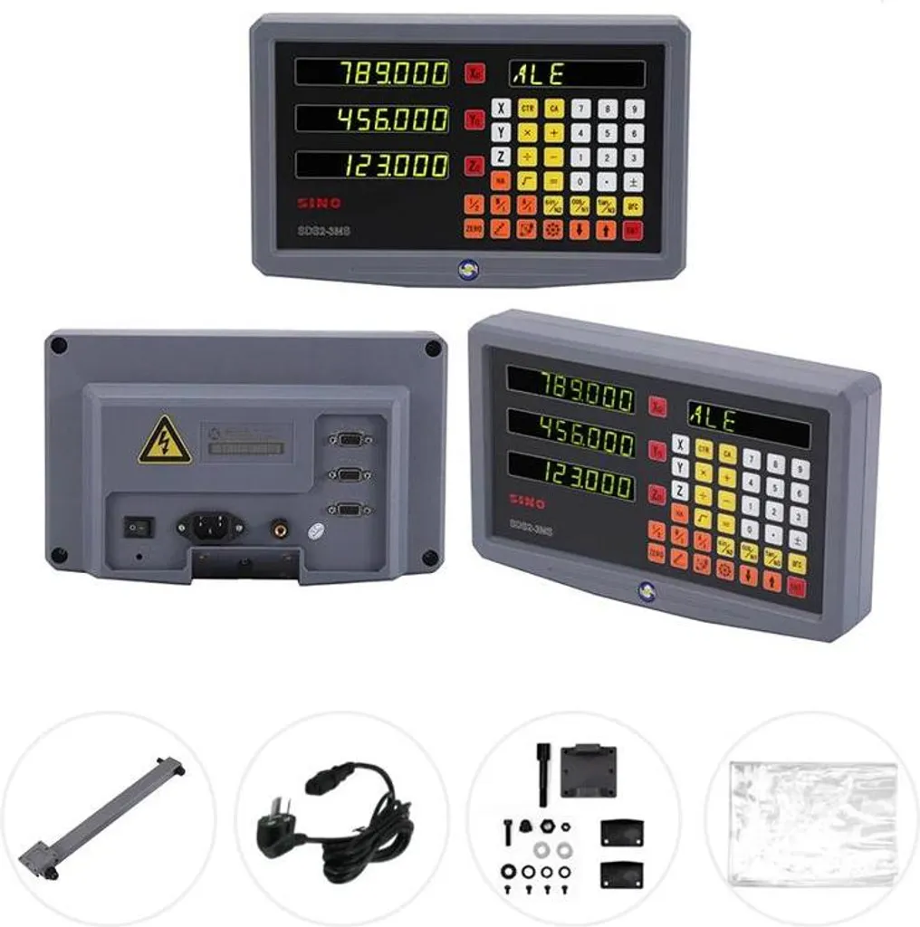 Display digitale, compatibilità a 2 e 3 assi, alta precisione, un solo DRO SDS3MS
