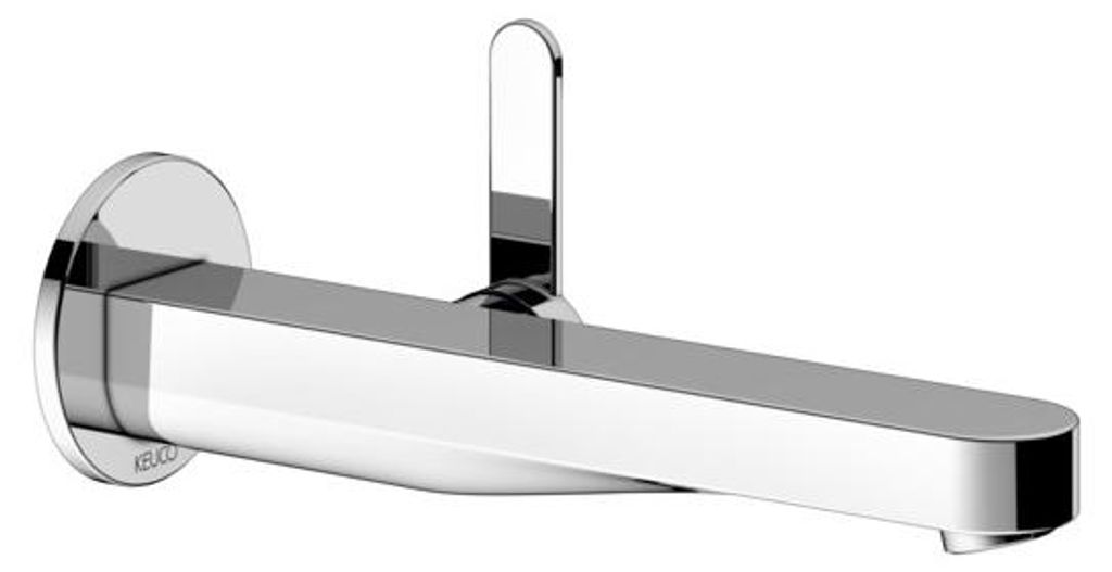 KEUCO IXMO Flat Einhebel-Waschtischmischer Unterputz, 225mm, Rosette rund, 59516011301