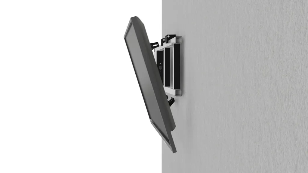 Support mural TV télécommandé et pivotant pour écran plat LED OLED - 13