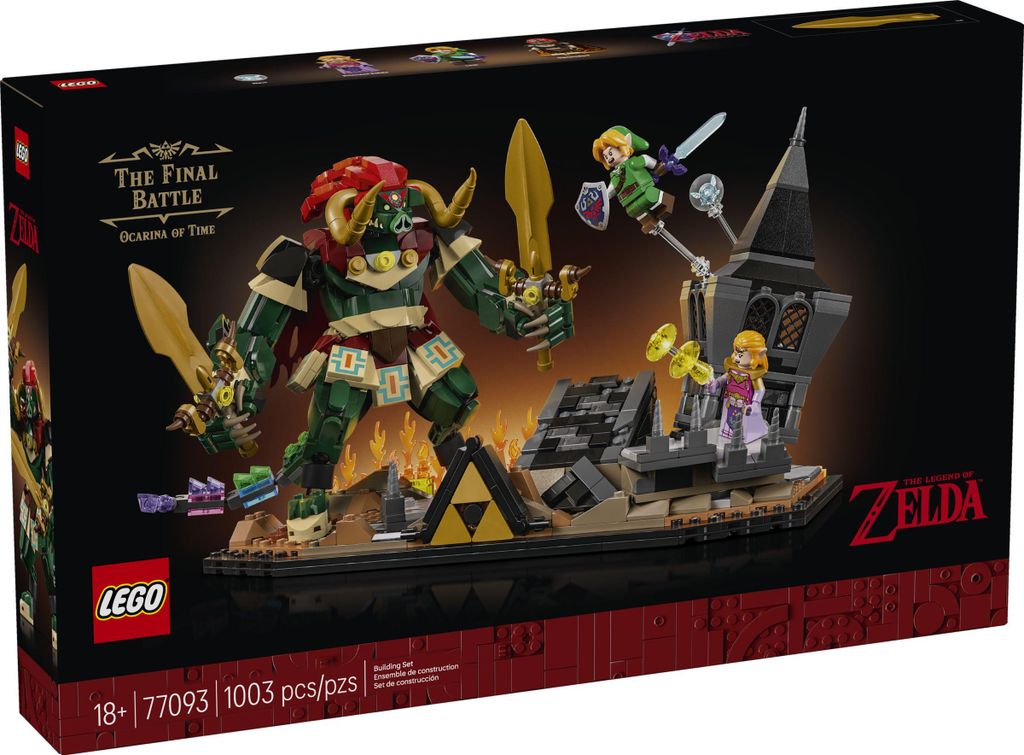 Lego 77093 The Legend Of Zelda Ocarina of Time The Final Battlebeschädigt