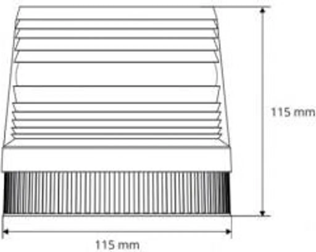 Luce Stroboscopica 24V LED Professionale - Segnalazione Emergenza - 8