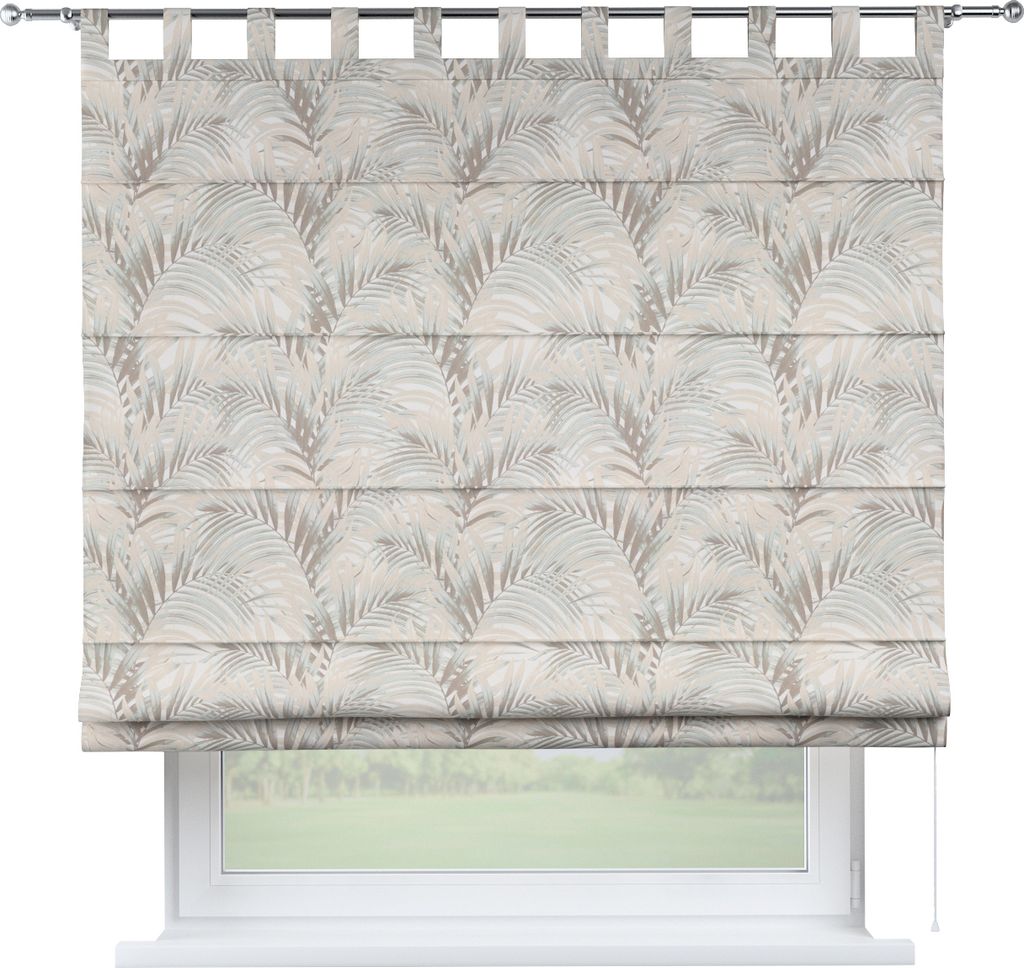 Dekoria Raffrollo Verona, grau-beige, 120 x 160 cm