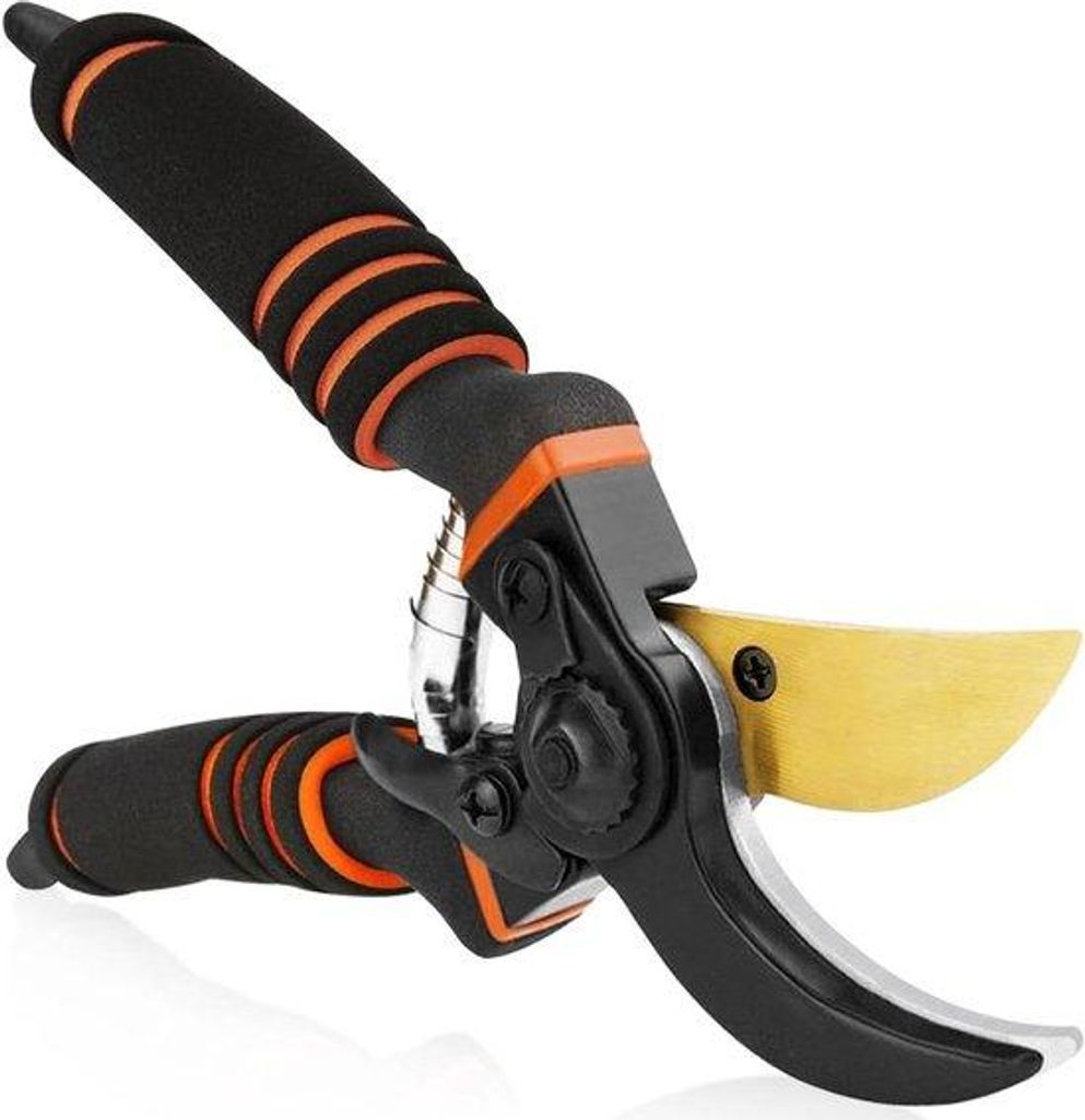 Professionelle Schneidgerte mit Titan-Schneidekante - Rostfreier und ergonomischer Griff - Durchtrennt Zweige bis 19 mm - Ideal für Rosen, Hecken ...