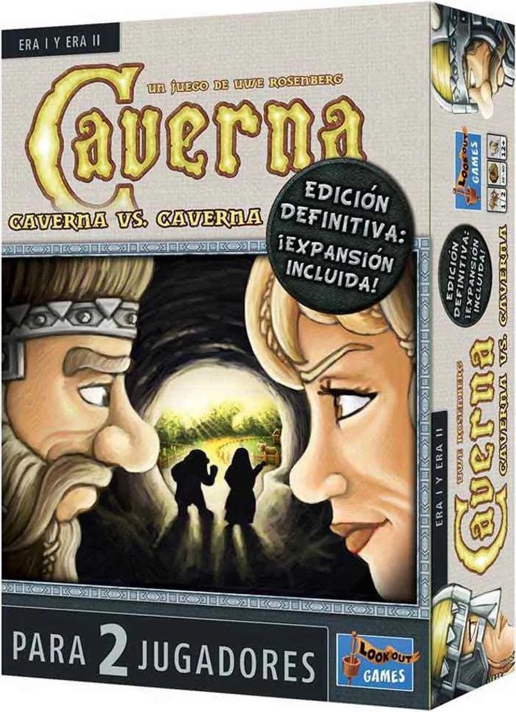 Asmodee Caverna Vs Caverna Brettspiel Mehrfarbig Mehrfarbig One Size