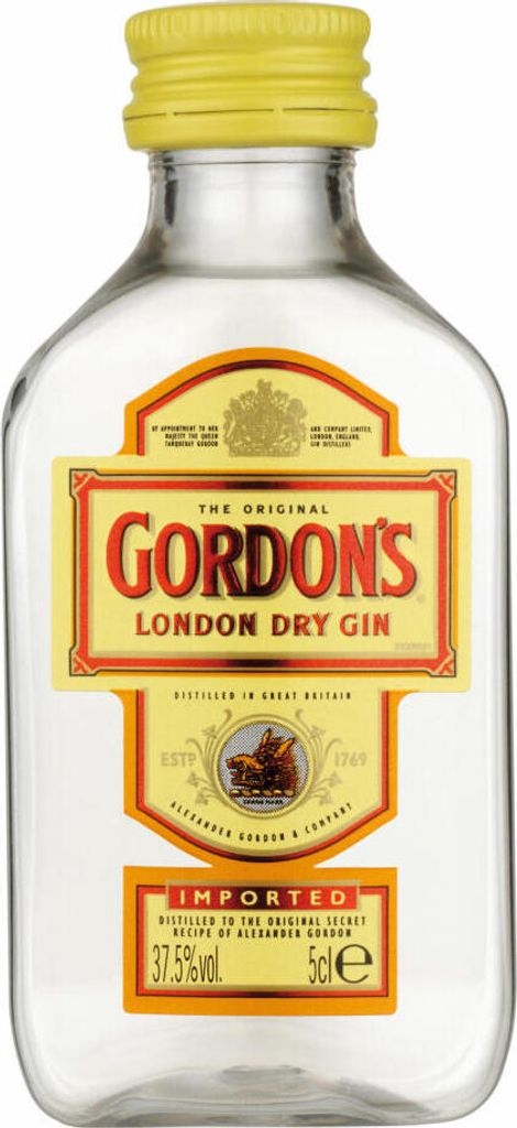 Gordon's London Dry Gin Miniaturflasche 0,05 L Produktbild 