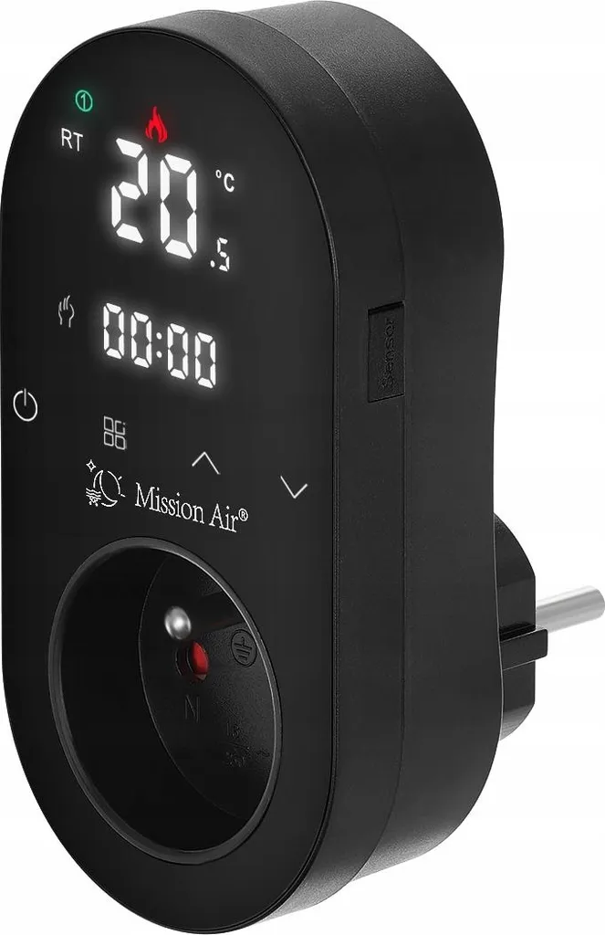 Régulateur de température programmable SMART NEST BLACK écran digital - 3