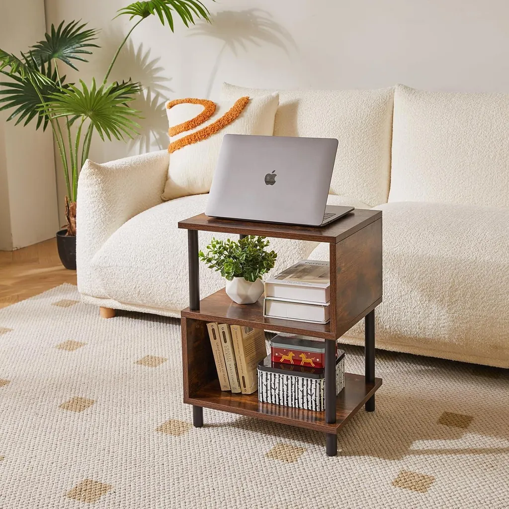 Table de nuit d'appoint pour chambre et salon : style rétro YD-TM152H